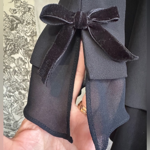 Caché Annie Reva Black Corset Jacket + Skirt Size 4 Steampunk Gothic Victorian - Picture 8 of 13